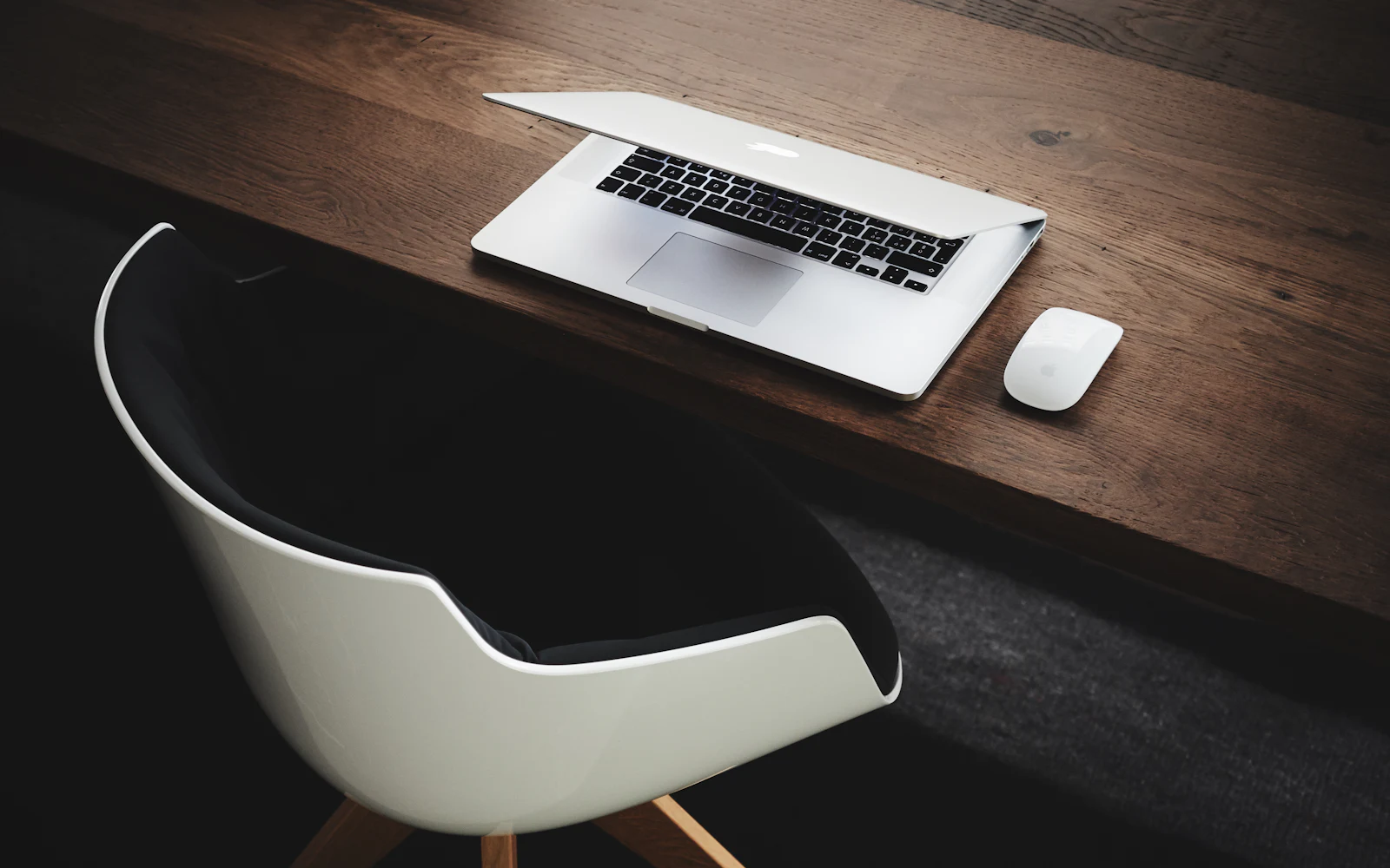 A minimal, focused workspace — the kind of quiet craft behind every Purity Sites build.